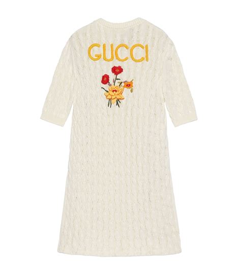 gucci embrodery knit dress|Gucci Knit Dresses for Women .